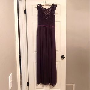 COPY - Davids Bridal size 6 bridesmaid dress in dark purple